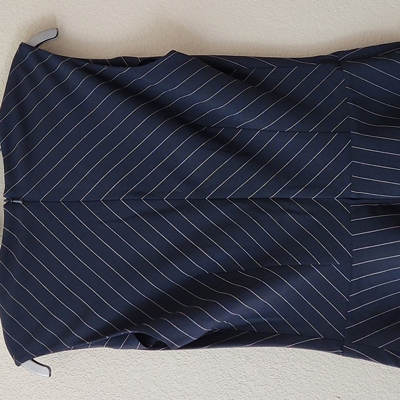 Moda International VS Navy Striped Dress NWOT - Picture 5 of 6